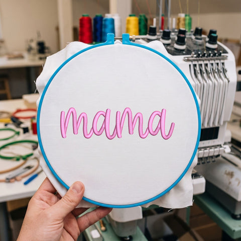 Mama Embroidery Design – Pink Mama Script Machine Embroidery File, Mom Sweatshirt Embroidery, Mother's Day Gift Design Embroidery/Applique DESIGNS PatternFeed8 