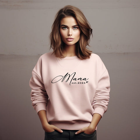 Mama Est. 2024 SVG EPS PNG, Mom Shirt Svg, Mom Svg, New Mom Svg, Mommy Svg, Super Mom Svg, Mothers day Svg, Momlife Svg, Mama Svg Design SVG DesignDestine 