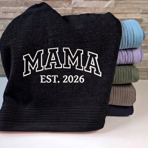 Mama Est 2026 Embroidery Design – New Mom Mama Varsity Collegiate Machine Embroidery File Embroidery/Applique DESIGNS PatternFeed8 