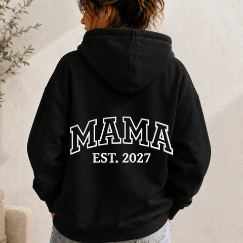 Mama Est 2027 Embroidery Design – New Mom Varsity Mama Established 2027 Machine Embroidery File Embroidery/Applique DESIGNS PatternFeed8 