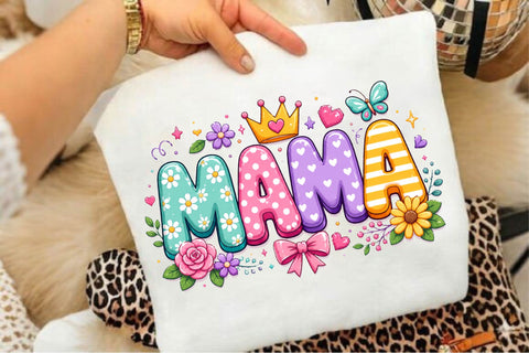 Mama Floral PNG Design Clipart. Sublimation SVGArt 