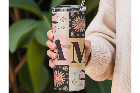Mama Floral Tumbler Wrap PNG Sublimation DesignSVG 