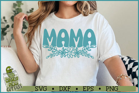 Mama Flowers SVG File SVG Crunchy Pickle 