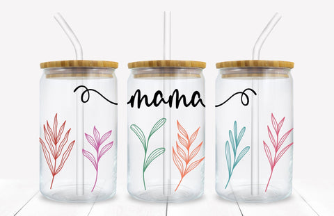 Mama Glass Can SVG Bundle - Mom SVG, Mom Glass Can SVG, Glass Can Wrap SVG, Glass Can SVG, Retro Glass Can SVG SVG GraphicsTreasures 