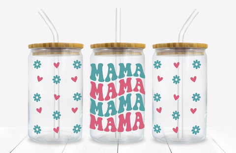 Mama Glass Can SVG Bundle - Mom SVG, Mom Glass Can SVG, Glass Can Wrap SVG, Glass Can SVG, Retro Glass Can SVG SVG GraphicsTreasures 