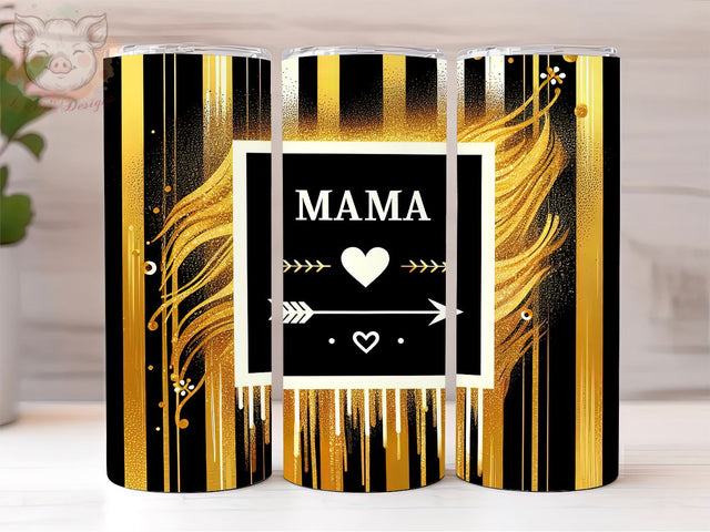 Mama Glitter 20oz Tumbler Png, Straight & Tapered Tumbler Png, Mother's Day Tumbler Png, Digital Download PNG Sublimation Lara' s Designs 