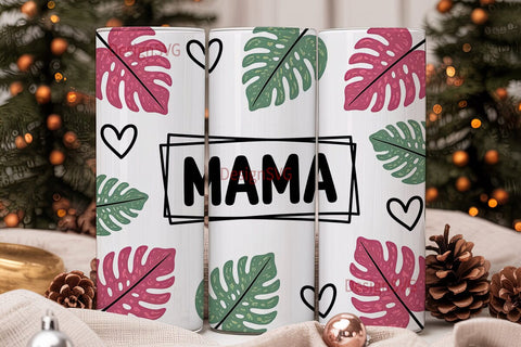 Mama Glitter Tumbler Design Sublimation DesignSVG 