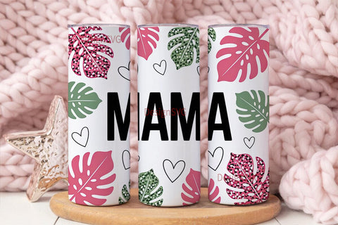Mama Glitter Tumbler Design Sublimation DesignSVG 