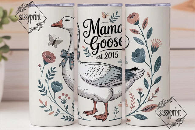 Mama Goose 20oz Tumbler Wrap Sublimation sassyprint 