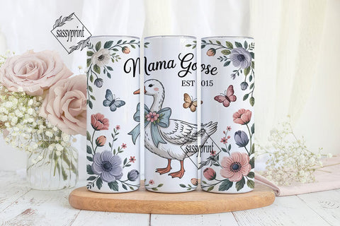 Mama Goose 20oz Tumbler Wrap Sublimation sassyprint 