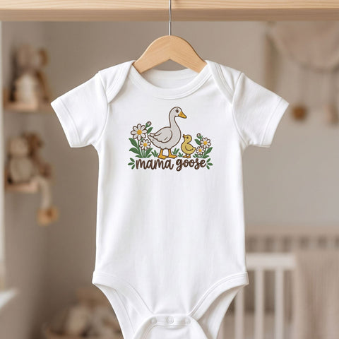 Mama Goose Embroidery Design – Cute Goose and Gosling Floral Machine Embroidery File, Mother's Day Gift, Farmhouse Mom Design Embroidery/Applique DESIGNS PatternFeed8 