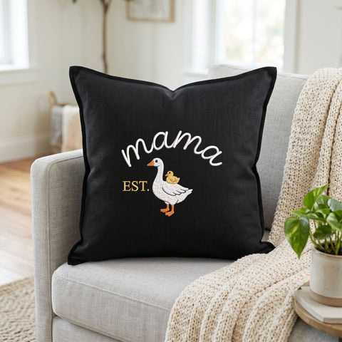 Mama Goose Embroidery Design – Cute Mother Goose with Baby Gosling Mom Machine Embroidery File Embroidery/Applique DESIGNS PatternFeed8 