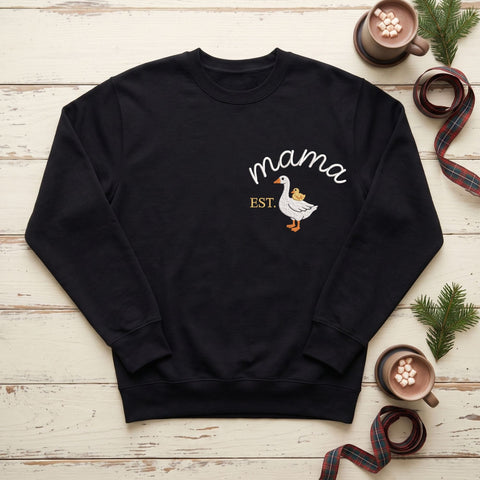 Mama Goose Embroidery Design – Cute Mother Goose with Baby Gosling Mom Machine Embroidery File Embroidery/Applique DESIGNS PatternFeed8 