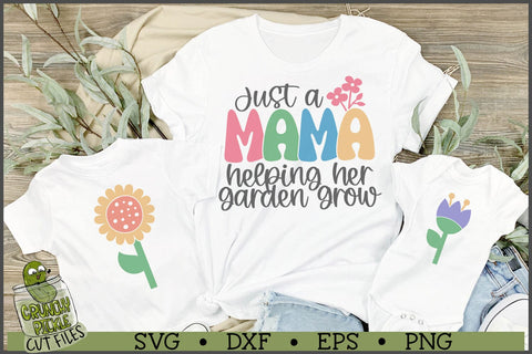 Mama Helping Her Garden Grow SVG File SVG Crunchy Pickle 