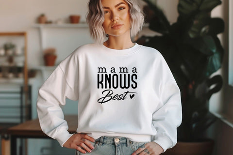 Mama Knows Best SVG EPS PNG, Mom Life Svg, Mom Mode Svg, Mom Vibes Svg, Mom Shirt Svg, Mothers Day Svg, Sarcastic Svg, Mom Cut File SVG DesignDestine 