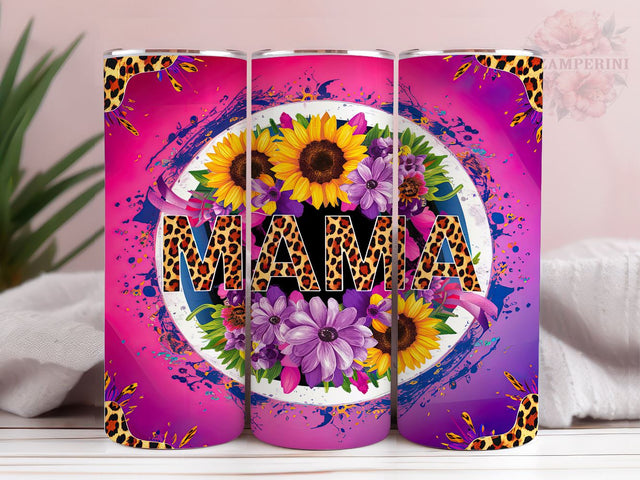 Mama Leopard 20oz Tumbler Wrap PNG, Mothers Day Tumbler Png, Straight & Tapered Tumbler Wrap, Instant Digital Download Sublimation Li Zamperini 