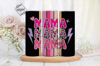 Mama Leopard Tumbler Wrap Sublimation sassyprint 