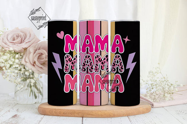 Mama Leopard Tumbler Wrap Sublimation sassyprint 