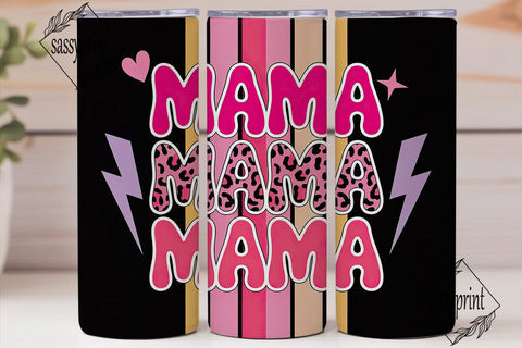 Mama Leopard Tumbler Wrap Sublimation sassyprint 