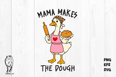 mama makes the dough eps svg png SVG dadan_pm 