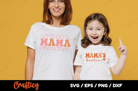 Mama & mamas bestie SVG Design SVG Designangry 