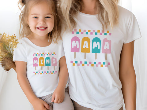 Mama Mini Popsicles SVG SVG Caffeinated SVGs 