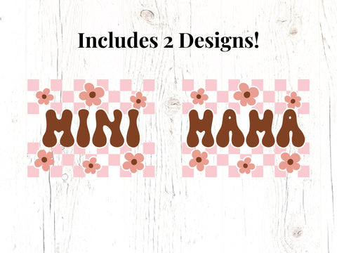 Mama & Mini Retro SVG Set SVG Silhouette School Blog Design Shop 