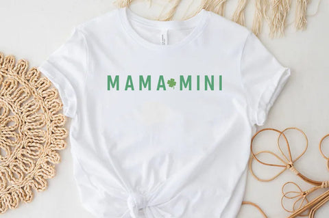 Mama Mini St.Patrick's Day Quote SVG FiveStarCrafting 