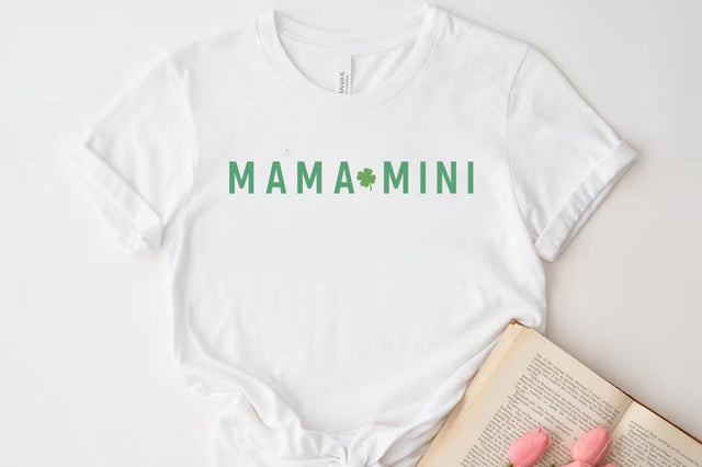 Mama Mini St.Patrick's Day Quote SVG FiveStarCrafting 