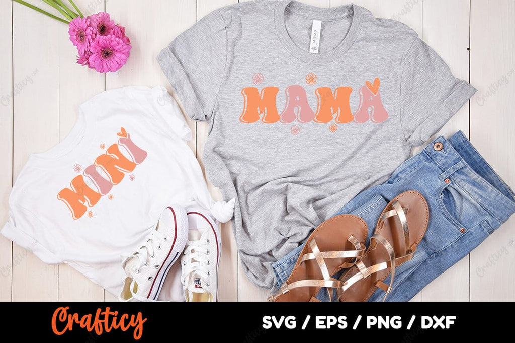 Mama & mini SVG Design - So Fontsy