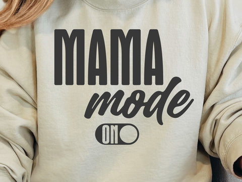 Mama Mode SVG, Funny Mom Life, Cricut Silhouette Files SVG DesignDestine 