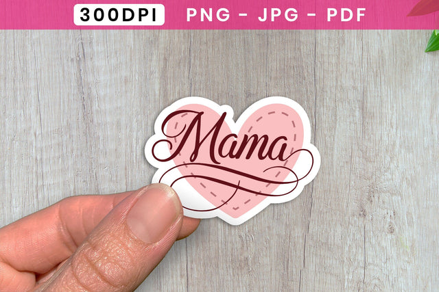 Mama - Mother's Day PNG Sticker Sublimation CraftLabSVG 