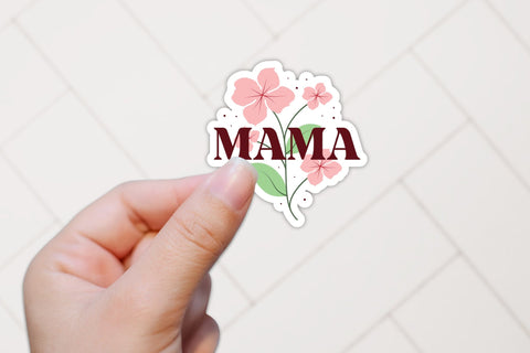 Mama, Mother's Day Printable Sticker PNG Sublimation CraftLabSVG 