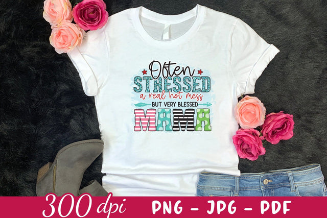 Mama - Mother's Day Sublimation Design Sublimation CraftLabSVG 