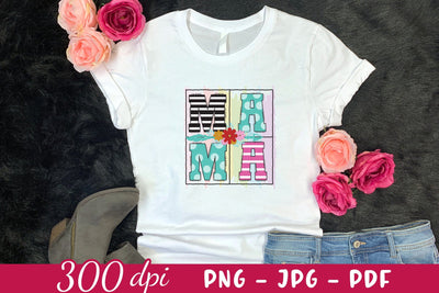 Mama - Mother's Day Sublimation Design Sublimation CraftLabSVG 