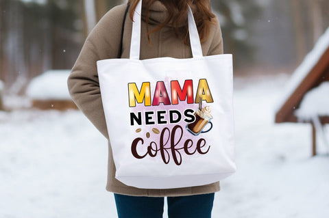 Mama needs coffee PNG Design Sublimation Designangry 