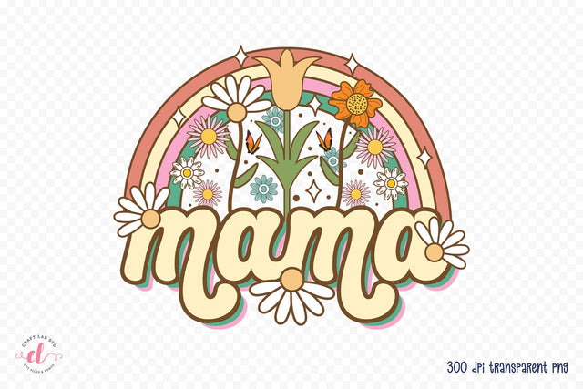 Mama PNG - Mother's Day Sublimation Sublimation CraftLabSVG 
