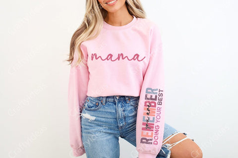 Mama Sleeve Png Bundle SVG Crafty Ideas 