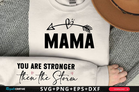 mama Sleeve SVG Design, Inspirational sleeve SVG, Motivational Sleeve SVG Design, Positive Sleeve SVG SVG Regulrcrative 
