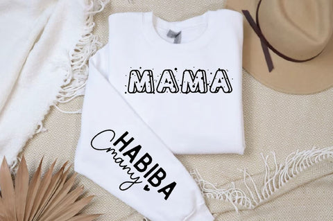 Mama Sleeve Svg Design, Mom Svg SVG Regulrcrative 