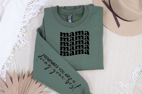 Mama Sleeve SVG Design, Mother's Day Sleeve SVG SVG Regulrcrative 