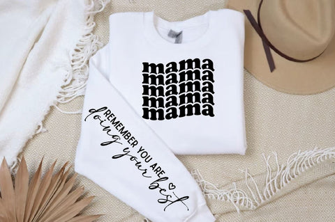 Mama Sleeve SVG Design, Mother's Day Sleeve SVG SVG Regulrcrative 