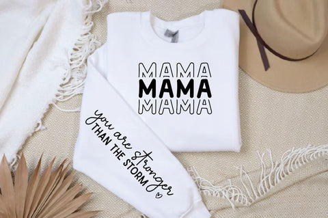 Mama Sleeve SVG Design, Mother's Day Sleeve SVG SVG Regulrcrative 