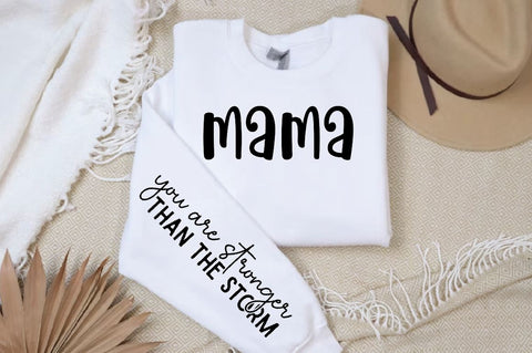 Mama Sleeve Svg Design, Mothers day svg SVG Regulrcrative 