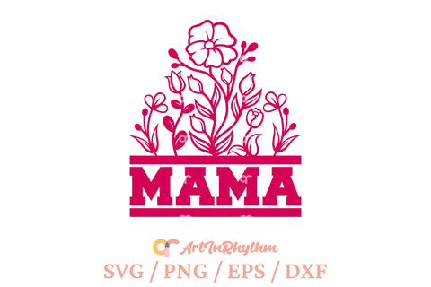Mama Spring Flowers svg SVG Artinrhythm shop 