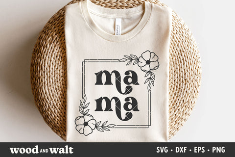 Mama Square SVG | Mother's Day SVG SVG Wood And Walt 