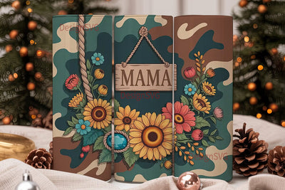 Mama Sunflower 20oz Tumbler Wrap Sublimation DesignSVG 