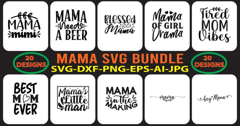 MAMA-SVG-BUNDLE SVG Syaman 