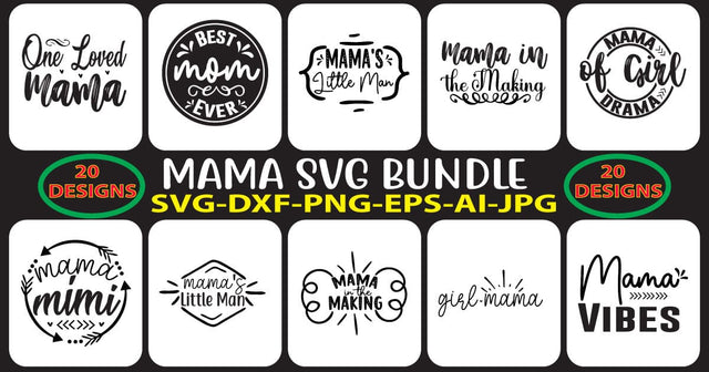 MAMA-SVG-BUNDLE SVG Syaman 