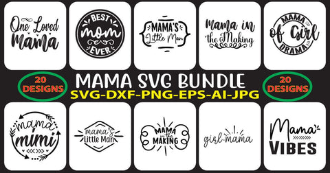 MAMA-SVG-BUNDLE SVG Syaman 